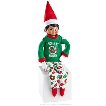 The Elf on the Shelf PJ and Baker Set - Itty Bitty Baker With Spatula, Apron, Mixing Bowl, Cookie Tr...