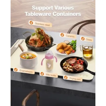 iTRUSOU Electric Warming Tray with 3 Temperature Settings