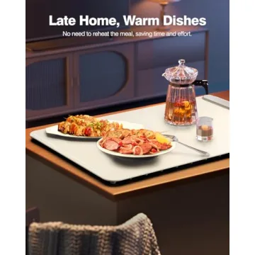 iTRUSOU Electric Warming Tray with 3 Temperature Settings