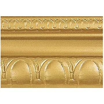 6 oz Modern Masters ME659 Olympic Gold Metallic Paint Collection, Satin Water-Based Decorative Metallic Paint