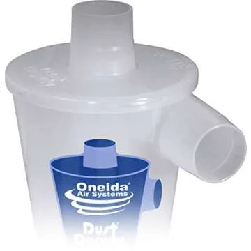 Oneida Air Systems Dust Deputy DIY Anti-Static Retrofit Cyclone Separator for Wet/Dry Shop Vacuums (DD DIY)
