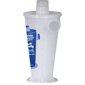 Oneida Air Systems Dust Deputy DIY Anti-Static Retrofit Cyclone Separator for Wet/Dry Shop Vacuums (DD DIY)