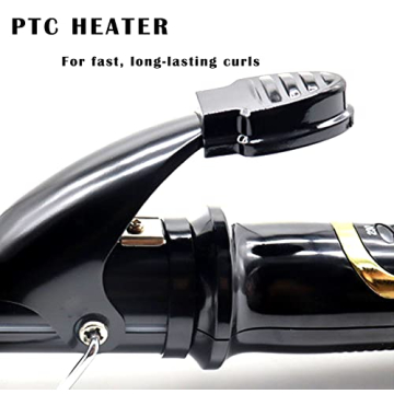 ABP Curling Iron - Ceramic Barrel, Instant Heat, Max 450°F