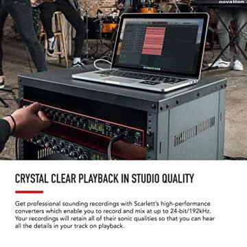 Focusrite Scarlett 18i20 3rd Gen USB Audio Interface for Recording, Producing and Engineering — High-Fidelity, Studio Quality Recording, with Transparent Playback