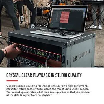Focusrite Scarlett 18i20 3rd Gen USB Audio Interface for Recording, Producing and Engineering — High-Fidelity, Studio Quality Recording, with Transparent Playback