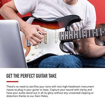 Focusrite Scarlett 18i20 3rd Gen USB Audio Interface for Recording, Producing and Engineering — High-Fidelity, Studio Quality Recording, with Transparent Playback