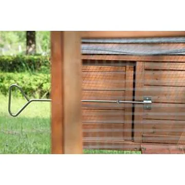 Large Wooden Chicken Coop for 2-4 Chickens Outdoor Use