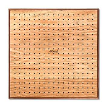 Olikraft Crochet Blocking Board with Pegs - 50 Pins, Durable Red Oak Wood, Perfect for All Crochet P...