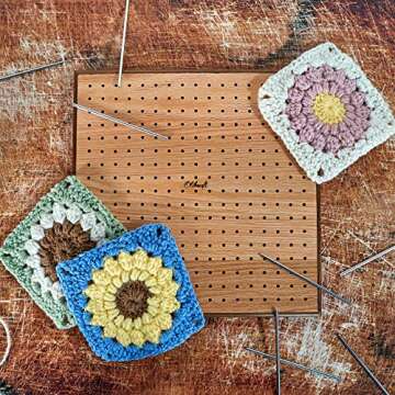 Olikraft Crochet Blocking Board - Durable and User-Friendly