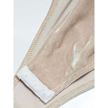 Choies Women's Sexy Plunge Neck Velvet Bodysuit