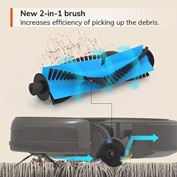 ILIFE A4s Pro Robot Vacuum Cleaner, 2000Pa Max, ElectroWall, Quiet