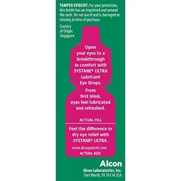 Systane Ultra Lubricant Eye Drops for Lasting Eye Comfort