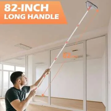 Top Triangle Mop with Long Handle for Easy Cleaning