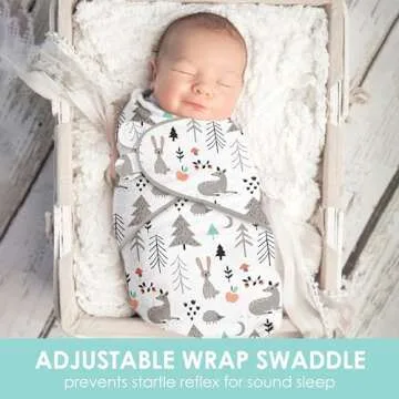 Wooly Heroes Newborn Swaddle Blankets - 100% Cotton Baby Swaddles 0-3 Months - Easy to Use Newborn S...