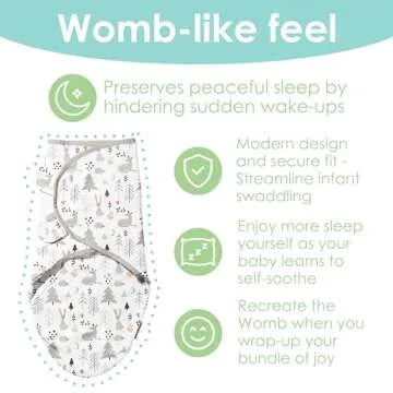 Wooly Heroes Newborn Swaddle Blankets - 100% Cotton Baby Swaddles 0-3 Months - Easy to Use Newborn Sleep Sacks with a Leg Pocket and Adjustable Straps - Swaddle Sack For Baby Boys & Girls - 3 pk Bunny