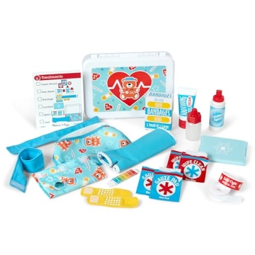 Melissa & Doug First Aid Kit Play Set - 25 Pieces