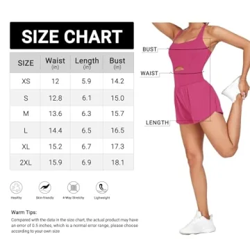 Raxnode Athletic Romper - Stylish, Comfortable Workout Wear