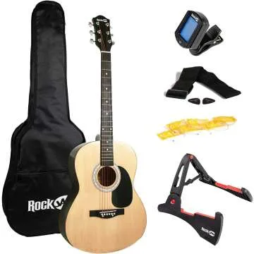 RockJam Acoustic Guitar Superkit for All Skill Levels