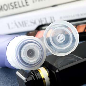 Gemice Travel Bottles: 3oz TSA Approved Leak-Proof Silicone Containers