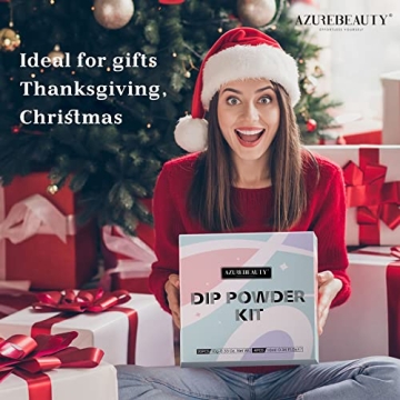 Complete AZUREBEAUTY Dip Powder Nail Kit with 20 Colors
