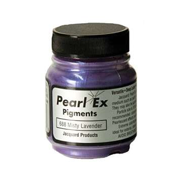 Pearl Ex Pigment .5 Oz Misty Lavender - Metallic & Colorfast