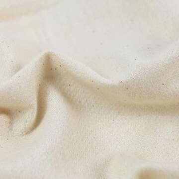 OsoCozy Unbleached Birdseye Flat Cloth Diapers (6 Pack) - 27 x 27 Inches, One-Layer Flat Cloth Baby Nappies Made of Soft, Durable 100% Birdseye Weave Cotton…