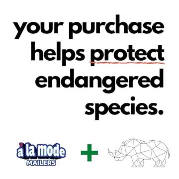 Poly Mailers 10x13 100 Pack | Self-Sealing Shipping Bags Envelopes for Small Business | Waterproof Durable Packaging | Floral Palm | Green Blue | à la mode Mailers