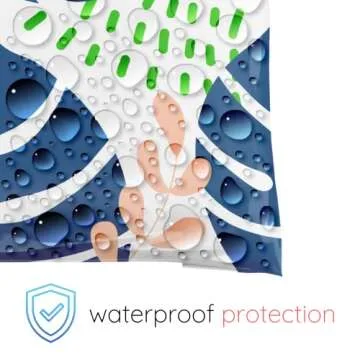 Poly Mailers 10x13 100 Pack | Self-Sealing Shipping Bags Envelopes for Small Business | Waterproof Durable Packaging | Floral Palm | Green Blue | à la mode Mailers