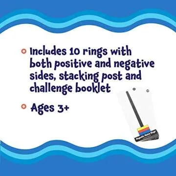 Magnetic Match Rings STEM Toy Engaging Learning Fun