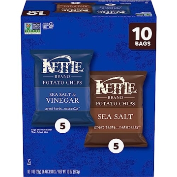 Kettle Brand Potato Chips Variety Pack - Bold Flavors & Quality Crunch