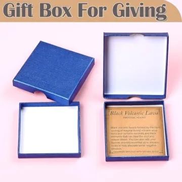 QOGIR Black Lava Bracelet for Emotional Healing