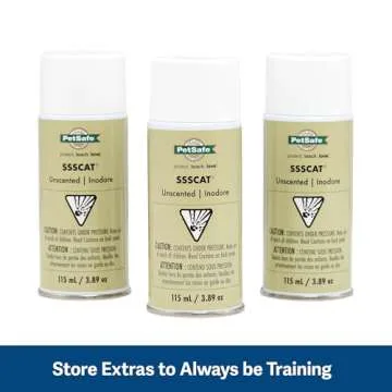 PetSafe SSSCAT Spray Replacement Can Only Use with SSSCAT Spray, Dog and Cat Deterrent System - Keeps Areas Pet Proof Environmentally Friendly Training Repellent - Protect Your Pets and Furniture
