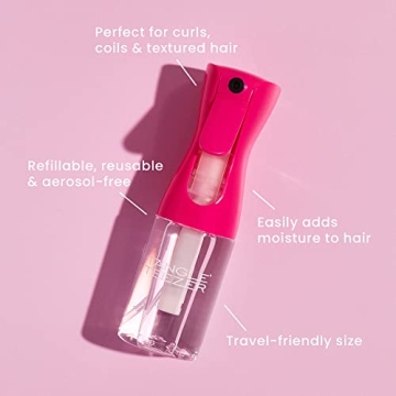 TANGLE TEEZER Fine Mist Spray Bottle for Hydrating Curls