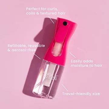 TANGLE TEEZER Fine Mist Spray Bottle for Hydrating Curls