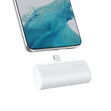 VEGER Mini Power Bank: 5000mAh Portable Charger for Fast Charging Android Devices