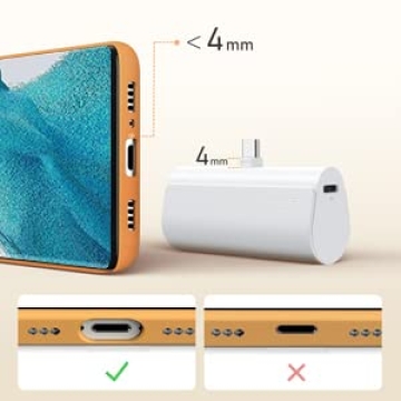 VEGER Mini Power Bank 5000mAh Compact Fast Charger