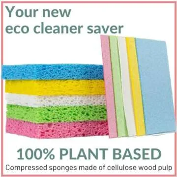 bioGo Eco-Friendly Compostable Pop-Up Sponges - 30 Pack