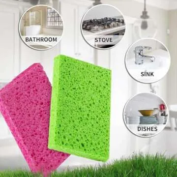 bioGo Eco-Friendly Compostable Pop-Up Sponges - 30 Pack