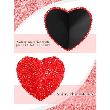 Rhinestone Pasties Sticky Bra - Reusable Breast Covers