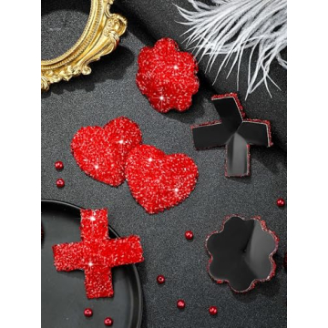 Rhinestone Pasties Sticky Bra - Reusable Breast Covers