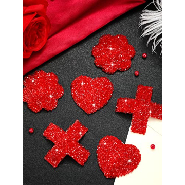 Rhinestone Pasties Sticky Bra - Reusable Breast Covers