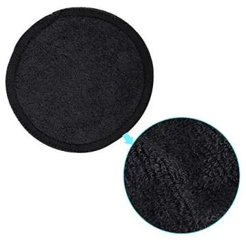 SIQUK Reusable Cotton Rounds - 24 Eco-Friendly Makeup Pads