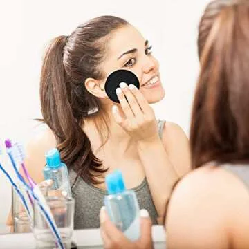 SIQUK Reusable Cotton Rounds - 24 Eco-Friendly Makeup Pads