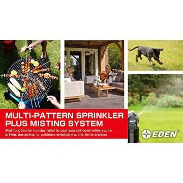 Eden 11530 Multi-Pattern Sprinkler for Easy Lawn Care