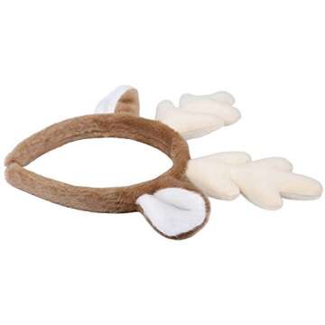 CHEU Christmas antler reindeer headband (camel)