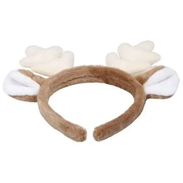 CHEU Christmas antler reindeer headband (camel)