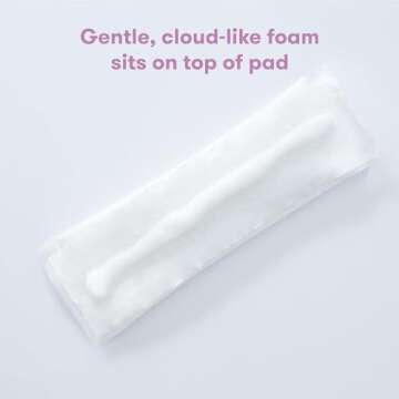 Frida Mom Postpartum Leak Proof Pads (18ct) + Frida Mom Witch Hazel Perineal Healing Foam for Postpartum Care, Cooling Pain Relief and Hemorrhoid Treatment, 5 Fl Oz