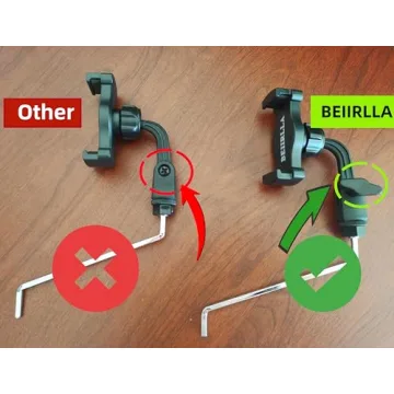 BEIIRLLA Alto Saxophone Lyre Phone Holder for Musicians