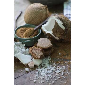 Big Tree Farms Organic Brown Coconut Sugar - Coconut Palm Sugar, Unrefined, Fine Crystals, Cane Sugar Replacement, Coconut Blossom Nectar, Vegan, Perfect for Baking - 2 Pound (Pack of 1)