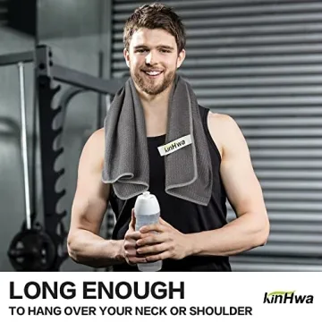 KinHwa Quick Dry Gym Towels - Highly Absorbent Microfiber Towels